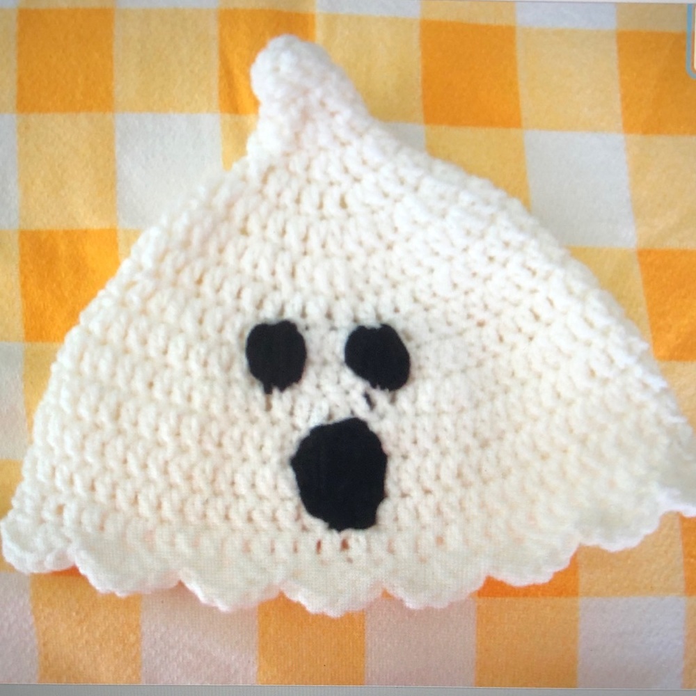 Baby ghost Halloween costume hat beanie photo prop